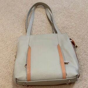 Elegant Cream and Tan Women's Bag